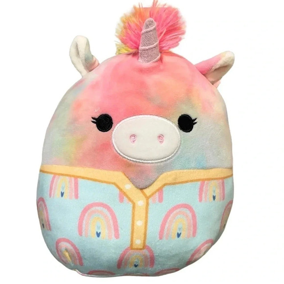 Squishmallow Official Kellytoy Collectible Pajama Squad Jaime The Pegasus 8 Inch - Picture 8 of 8